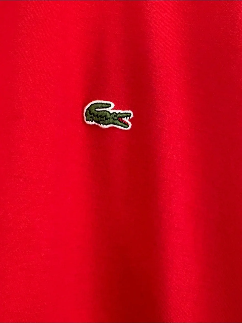 Lacoste Mens Small Crew Neck Pima Cotton Jersey T-Shirt Short Sleeve Regular Fit